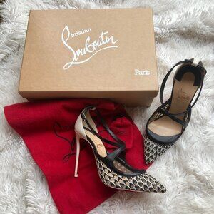 Gorgeous Christian Louboutin Twistissima 100 mm heels